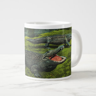 Grande Tasse Crocodiles vintages, Reptiles Marine Life Animaux