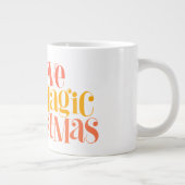 Grande Tasse Croire à la magie de Noël - Style rétro (Droite)