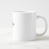Grande Tasse Croix d'argent avec une rose rouge (Droite)