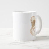 Grande Tasse Croquis de mode Flapper - Femme avec Écharpe (Devant droit)