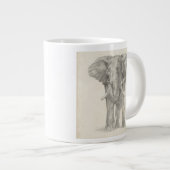 Grande Tasse Croquis éléphant (Devant droit)