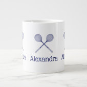 Grande Tasse Crossed Squash Racquets Blue (Devant)