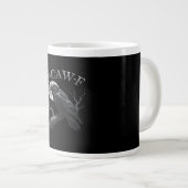 Grande Tasse Crow F-Caw-F Funny Bird Moon Retro Classic (Devant droit)
