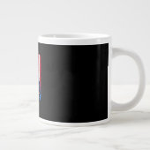 Grande Tasse Crow Raven Funny F-Caw-F Minimal Clean (Droite)
