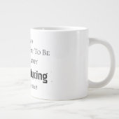 Grande Tasse Croyance moderne audacieuse "Dieu veut que vous so (Droite)