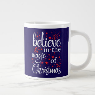 Grande Tasse Croyez à la magie de Noël