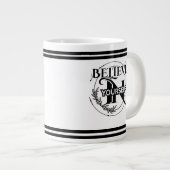 Grande Tasse Croyez en vous-même Citation Motivationnelle Café  (Devant droit)