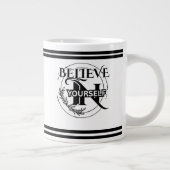 Grande Tasse Croyez en vous-même Citation Motivationnelle Café  (Droite)