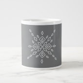 Grande Tasse Crystalized Snowflake (Devant)