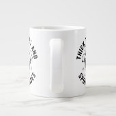 Grande Tasse "Cuirs Épais Et Vibes Éffrayantes" (Dos)