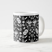 Grande Tasse Cupcake Baking Folk Art (Devant droit)