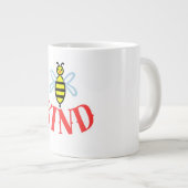 Grande Tasse Custom Bee Kind Personalized Gift  (Devant droit)