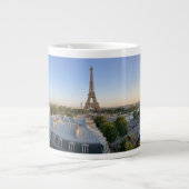 Grande Tasse Custom Paris Panoramic Skyline View Eiffel Tower (Devant)