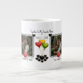 Grande Tasse Custom Photo Online Dating Valentines Coffee  (Devant)