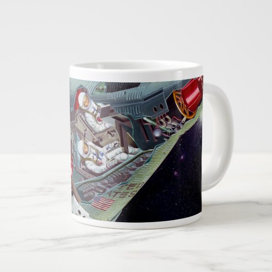 Grande Tasse Cutaway Un Appareil Spacecraft Gemini À Deux Perso (Devant droit)