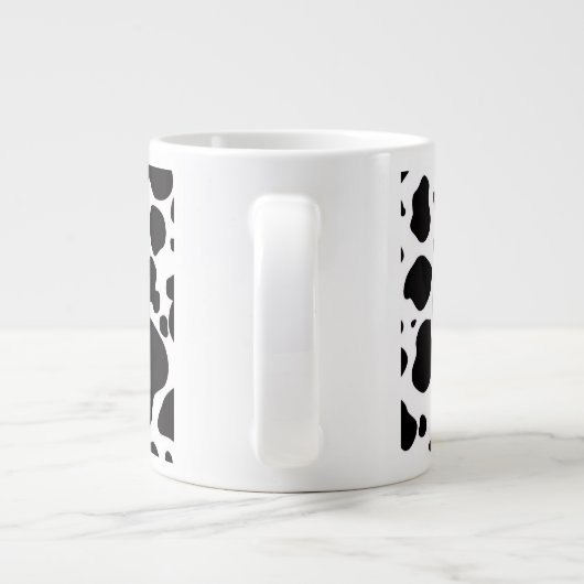Grande Tasse Cute “Bom Dia Muuuuu” Kawaii Cow Design (Dos)
