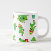 Grande Tasse Cute Cactus, Green Cactus, Motif Cactus (Droite)