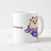 Grande Tasse Cute Capricorn Cartoon – Whimsical Zodiac (Devant droit)