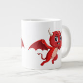 Grande Tasse Cute cartoon flying devil (Devant droit)