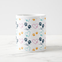 Cute Dog Lover Paw Prints