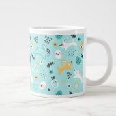 Grande Tasse Cute Easter Bunny Pattern Kawaii Rabbits Eggs  (Droite)