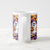 Grande Tasse Cute Halloween Ghost Bat Pattern (Dos)