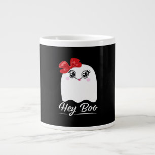 Grande Tasse Cute Hey Boo Halloween