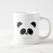 Grande Tasse Cute Kawaii Panda| Ajouter votre nom (Droite)