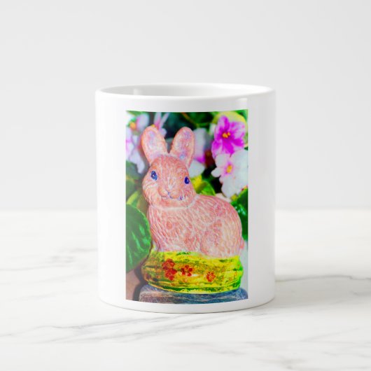 Grande Tasse Cute Kitschy Bunny Rabbit (Devant)