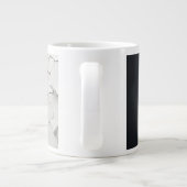 Grande Tasse Cute Kitten 3D avec Santa Hat (Dos)