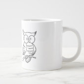 Grande Tasse Cute Owl Love You Forever Coffee Meme (Droite)