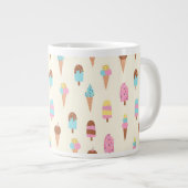Grande Tasse Cute Pastel Motif de crème glacée (Devant droit)