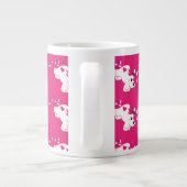 Grande Tasse Cute Pooping rose licorne (Dos)