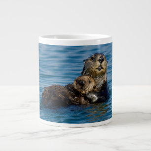 Grande Tasse Cutest Baby Animals   Mother & Baby Sea Otter