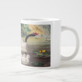 Grande Tasse Cygne sauvage vintage à cou noir (Droite)