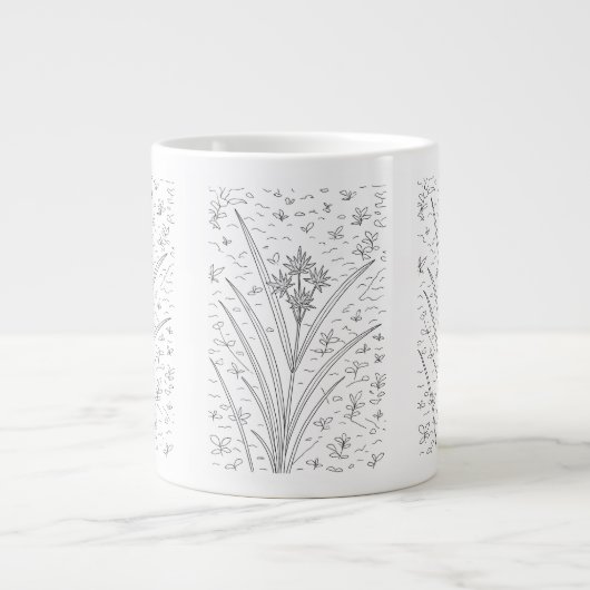 Grande Tasse Cyperus esculentus - Nutsedge jaune (Devant)