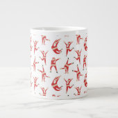 Grande Tasse Dabing Père Noël Fun Motif de Noël (Devant)