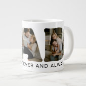 Grande Tasse DAD Letter Photo Collage (Devant droit)