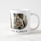 Grande Tasse DAD Letter Photo Collage (Droite)