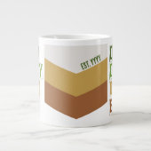 Grande Tasse Dada Papa Papa Bruh Custom Est Vert Moderne Tan (Devant)