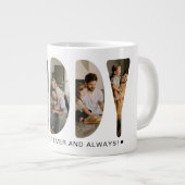 Grande Tasse DADDY Lettres photo Fête des pères Café géant (Devant droit)