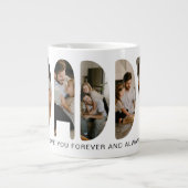 Grande Tasse DADDY Lettres photo Fête des pères Café géant (Devant)