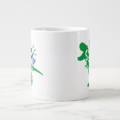 Grande Tasse Daddy Saurus T-Rex Silhouette (Devant)