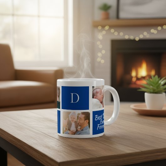 Grande Tasse Dad's Collage photo, Capturing Precious Moment