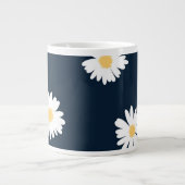 Grande Tasse Daisy On Blue Motif (Devant)