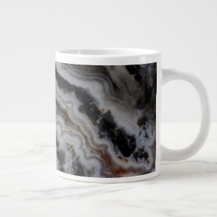 Grande Tasse Dalle mixte de jaspe agate