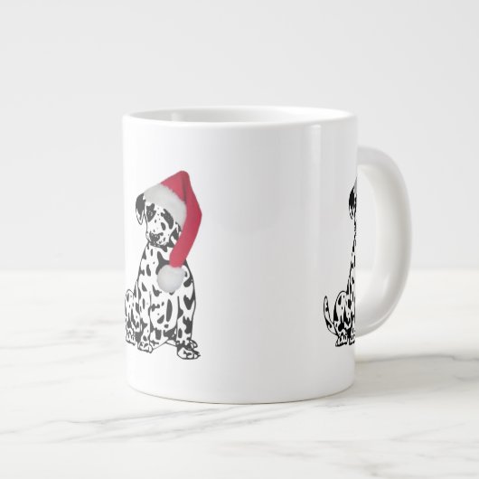 Grande Tasse Dalmatie de Noël (Devant droit)