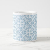 Grande Tasse Damassé bleu-clair (Devant)