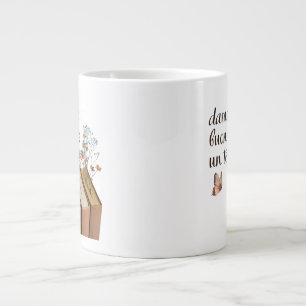Grande Tasse Dammi Un Buon Libro e un Tè tazza (italien)