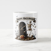 Grande Tasse Dancing Skeleton Halloween Design (Devant)